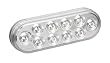 Wesbar LED 6-Inch Oval Backup Light, Grommet Mount, 10-Diode, White