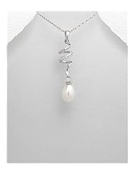 CZ Pendant Necklace In 92.5 Sterling Silver