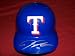 Josh Hamilton Autographed Texas Rangers Full Size Batting Helmet, Proof Photo of Josh Signing for Us.