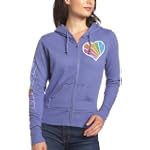 Junk Food Juniors' Hope Fleece Zip Up Hoodie