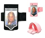 PCMICROSTORE Brand Apple iPod Touch Premium Adjustable Memory Foam Sports Armband for iPod Touch 8gb and iPod Touch 16gb with Built-In Touch Screen Protector - 2 Color Options