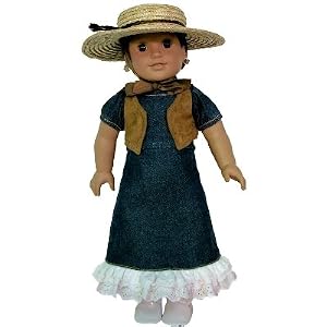 Doll Clothes for 18 American Girl Dolls - Rancho Fiesta Doll Gown by