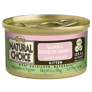 Nutro Natural Choice Salmon & Oceanfish Kitten Canned Cat Food