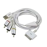 Buy GSI Super Quality Composite A V Audio Video And USB Cable, For Apple iPod Nano,...