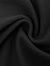 Allegra K Women Round Neck Slit Sleeves Worsted Poncho Coat Black XL