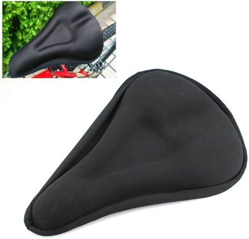 Orierchant 2014 Hot sale Black Mountain Bike Bicycle Cycling Soft Cover Cushion Comfort Gel Saddle Seat