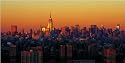 Manhattan Dusk canvas art print by Richard Berenholtz