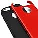 iPhone 6 Plus Case, MagicMobile® Cute Protective Hard Shockproof [Drop Protection] Fashion Cover for Apple iPhone 6 Plus (5.5') Impact Resistant Hybrid Thin Armor Case [ Red / Black ] with Clear Screen Protector.