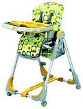 Zooper Peas and Carrots High Chair Yellow Dots