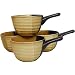 Gold Dust Set of 4 Soup Bowls - Black