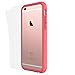 iPhone 6s Plus Case [Coral Pink] RhinoShield CrashGuard Bumper [11 Ft Drop Tested] No Bulk [EggDrop Technology] Thin Lightweight Protection [Includes Back Transparent Skin] Also fit iPhone 6 Plus