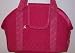 Designer Dog Carrier - Open Top Quilted Rasperry w/ Polka Dot Lining Pet Carrier - Small
