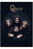 Boxed Set of 2 Queen Bohemian Rhapsody Fridge Magnets-7.5cm x 5cm Clear Acrylic
