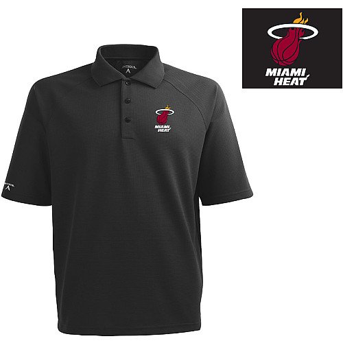 Antigua Miami Heat Whisper Xtra-Lite Polo