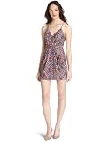 BCBGeneration  Women's Stripe Faux Wrap Dress
