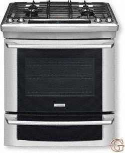 Electrolux : EW30GS65GS 30 Slide-in Gas Range with 4 Sealed Burners - Stainless Steel