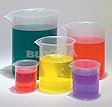 Buytra Plastic Beaker Set - 5 Sizes - 50, 100, 250, 500 and 1000ML