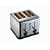 Kenwood Aristo TTM324 Art Deco Toaster, 4 Slice