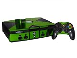 Microsoft Xbox Skin - NEW - LIME CHROME MIRROR system skins faceplate decal mod