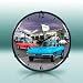 1966 Sinclair Vette Lighted Clock