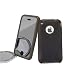 Apple iPhone 3G Silicone Skin & Mirror LCD Screen Protection - Smoke