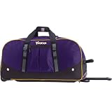 Athalon Minnesota Vikings 24 Inch Duffle Bag with Wheels
