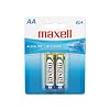 Maxell 723407 LR6 2BP AA Cell 2 Pack Carded Battery