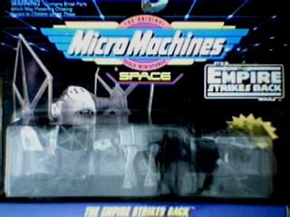 Star Wars Micro Machines Collection #2 - The Empire Strikes Back: TIE Starfighter, Imperial AT-AT and Snowspeeder
