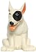 Ceramic Pottery Bull Terrier Dog Bank Approx. 7.5"H