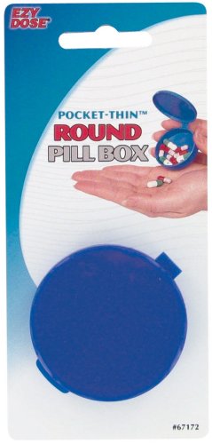 Ezy Dose Pocket Thin Round Pill Box