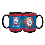 NBA Philadelphia 76Ers 2 Pack 15oz Black SportsBall Mug