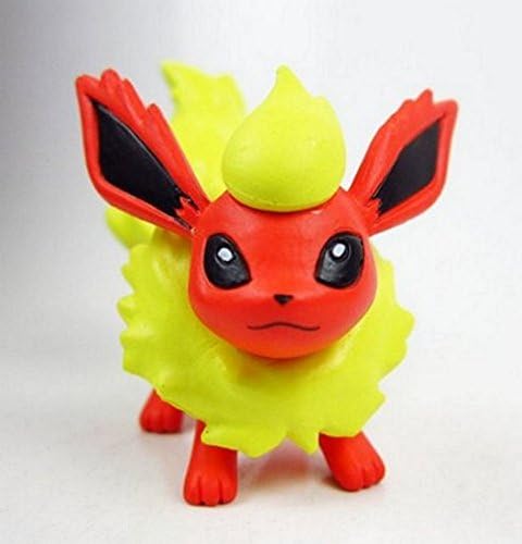Pokemon BW Black and White Eevee Figure Collection Takara Tomy- Flareon