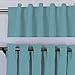 NICETOWN Window Treatment Blackout Curtains and Draperies - (Teal Blue Color) 52x63 inch, 2 Panels, Room Darkening Blackout Panel Drapes for Bedroom