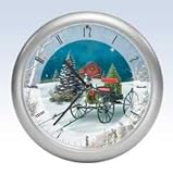 Alan GIANA Christmas CAROL Holiday WALL Clock Musical
