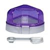 Corner toilet with hood, 14 � 8 � 11/11 cm