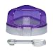 Corner toilet with hood, 14 � 8 � 11/11 cm