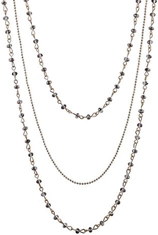 CHIC Statement Jewelry Same With Star EXO Necklaces &amp; Pendants 18K Gold Plated Chain Crystal Beaded Necklaces Men