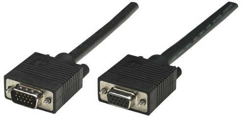 Manhattan Monitorkabel (HD15 Stecker auf HD15 Buchse) geschirmt 3 m schwarz Preisvergleich
