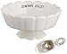 Mud Pie 4881012S Candy Dish Set Sweet Stuff, White