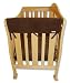 Trend-Lab Crib Wrap Rail Guard Set of Two Short Rail Guards, Brown Fleece