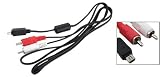 Gino 12 Pin to RCA AV Audio Video Cable for Camera Olympus FE-200 SP-310 SP-320