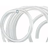 Perfect Pour 10 Foot Clear 3/16" ID 7/16" OD FDA Approved Vinyl Tube Multi-Purpose- Beer Line, Wine Making, Aquaponics, Air Hose, Etc.