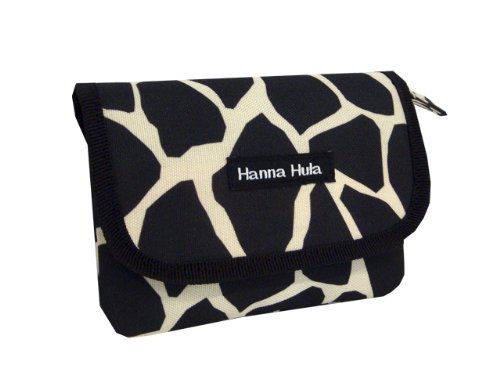 Hanna Hula ワイプスケース(おしりふきケース) ジラフブラック Mサイズ:横16cm×縦10cm 43g ポリエステル CWCS-11-M