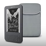 AMAZON KINDLE GREY NEOPRENE CARRY POUCH CASE BY CELLAPOD CASESby CELLAPOD