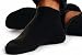 Hanes Men's Cushion Low Cut Black Socks, 6-12-Black