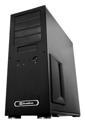 SilverStone Aluminum ATX Full Tower Computer Case TJ09B - Retail Black