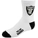 Oakland Raiders Youth White Woven Team Logo 7-9 Sock