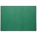 Hoffmaster 310528 13-1/2" Length x 9-1/2" Width, Hunter Green Scalloped Edge Economy Recycled Placemat (Case of 1,000)
