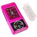 Bargaincell- Brand New Verizon LG VX8500 VX-8500 Chocolate Protective Hot Pink Solid Snap On Crystal Cover Case with Removable Belt Clip