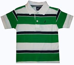 Nautica Toddler Polo Shirt Blue, Black and White Size 2T